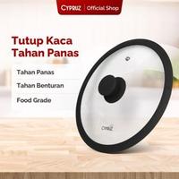 Gambar [Special Koko Panci] [COD] Cypruz Tutup Panci Stainless Kaca Sillicone Tahan Panas dan Anti Slip 18 cm dari Cypruz Kitchenware Kota Administrasi Jakarta Utara 1 Tokopedia