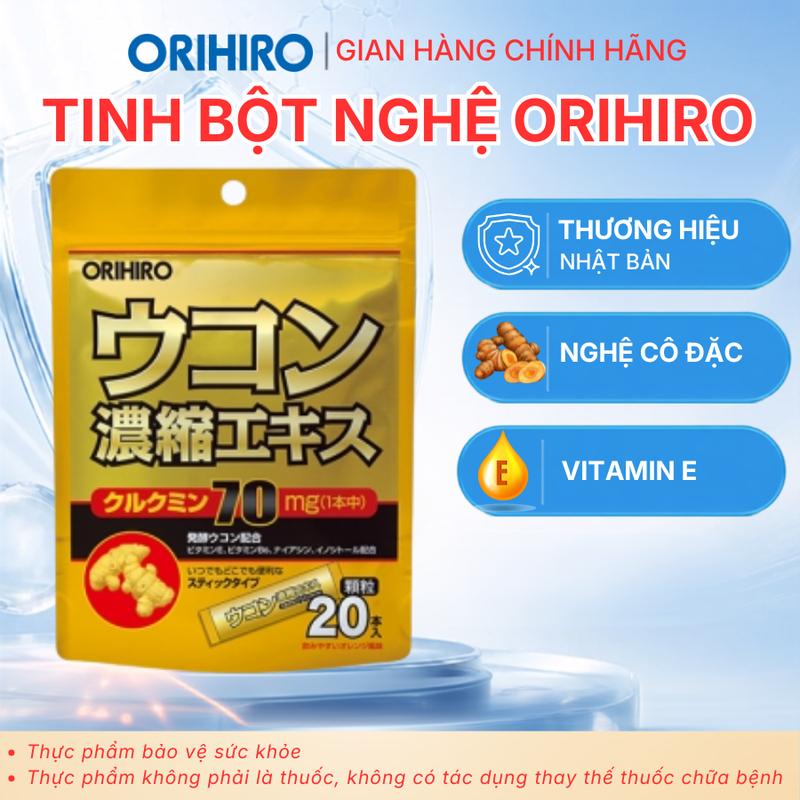 Bột Nghệ Orihiro Hỗ Trợ Tăng Cường Sức Khỏe 20 gói/túi - ORIHIRO NHẬT BẢN