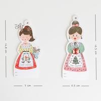 Gambar (HT-XMAS078) tag ucapan natal / christmas GIRLS (ISI 20) dari i am CiLi Kota Tangerang 4 Tokopedia
