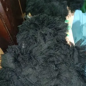 cepol jumbo 18 cm  scrunchie hijab ringan mudah digunakan tidak bikin pusing ukuran 18cm Wanita Orange badak