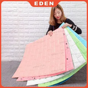 PALING MURAH!! Wallpaper Dinding Foam 3D / Stiker Wallpaper Dinding Mini Dekorasi / Wallpaper 3D / Wallfoam