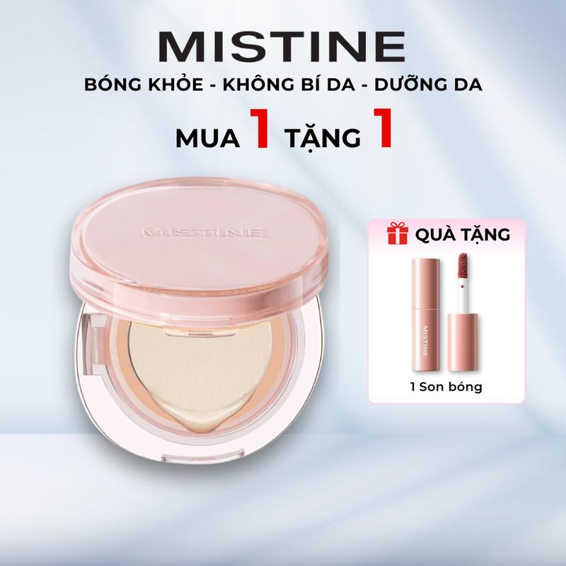   KOL  Phấn nước cầu vòng Xiêm La Mistine Cushion 1 lõi  Cushion 13g  + quà tặng 1 son bóng 