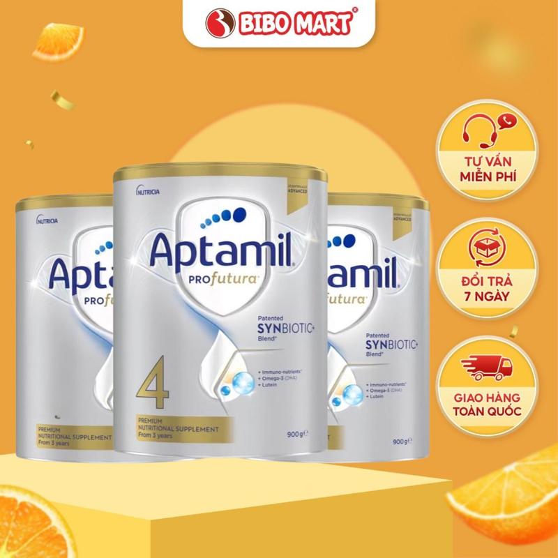 Sữa Aptamil  Úc Profutura 900g  Cung Cấp Dinh dưỡng Hỗ Trợ Phát Triển Trí Não Cho trẻ (từ 3 tuổi trở lên) - Bibo Mart