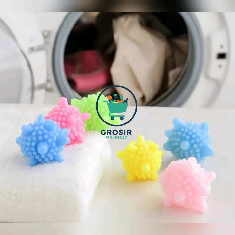 magic ball washing ball bola pembersih pakaian laundry silikon