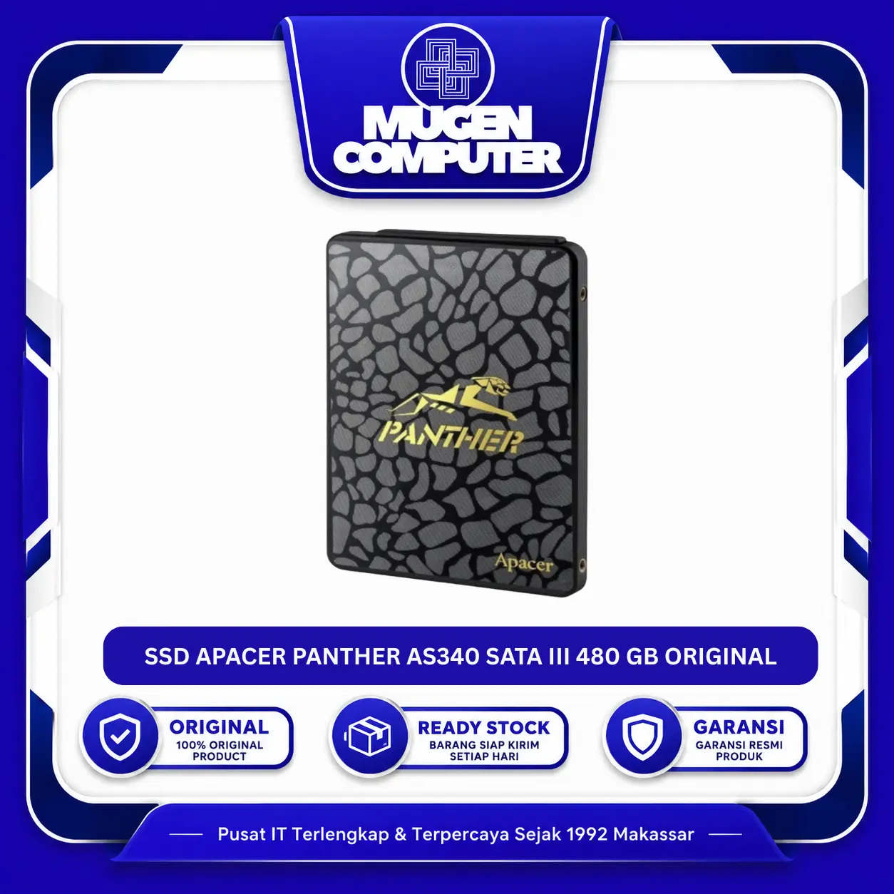 SSD APACER PANTHER AS340 SATA III 480 GB ORIGINAL