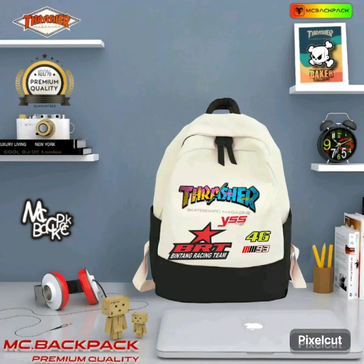 TAS RANSEL SEKOLAH TERBARU DENGAN PRIAN GABAR YNG STAILIS DAN D LENGKAPI JAS HUJAN TAS RANSEL TERMURAH Kanvas