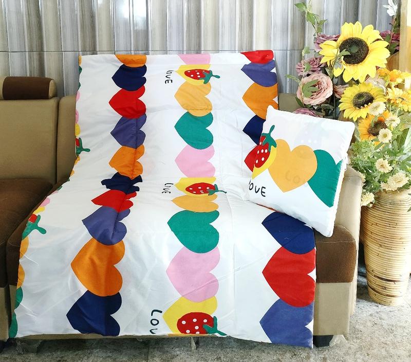 Product Introduction of 2 in 1 Bantal Selimut Motif Dewasa & Polos 10