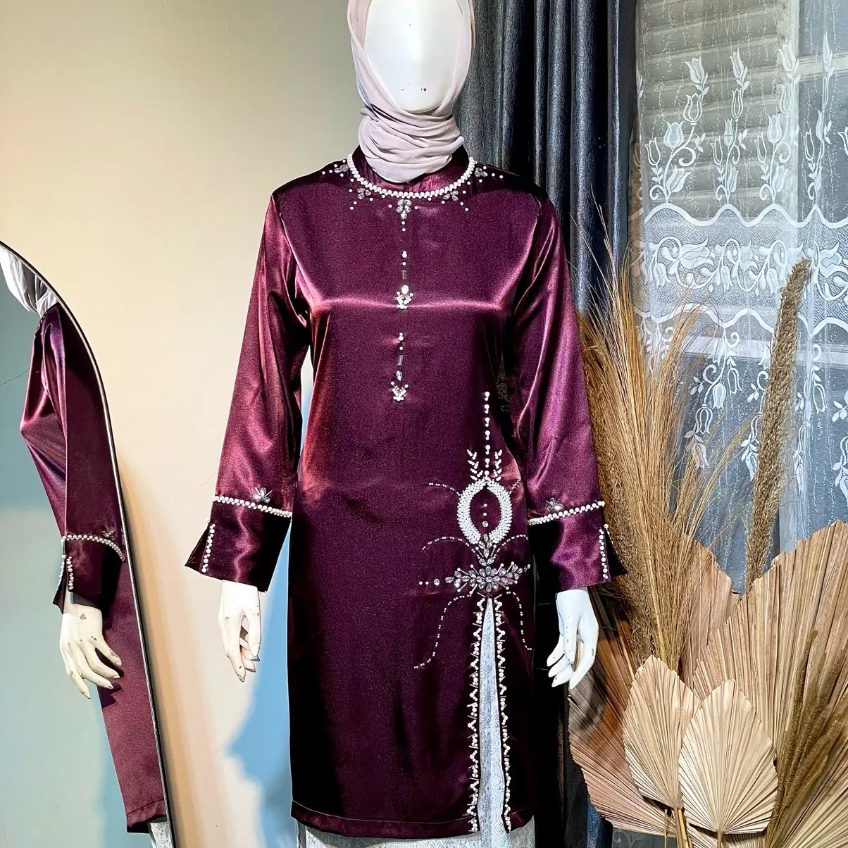 Baju Kurung Melayu Alula untuk Wanita - Dress Pesta Mewah