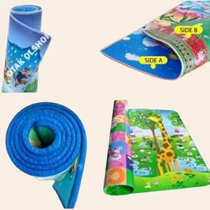 Karpet Foam Karakter Bolak Balik Ukuran 180x120 Menyerap Suara & Getaran Mudah Dibersihkan Tahan Lama Cocok untuk Kamar Tidur Ruang Keluarga atau Kerja Termurah Viral