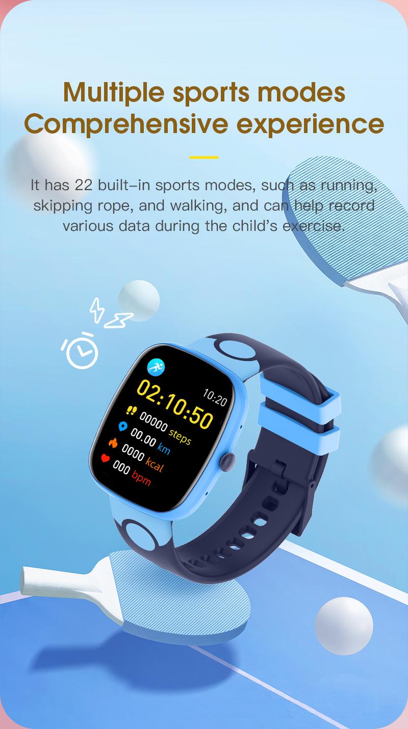 Kids Smart Watch PEJE Anak Game Edukasi Cerita Audio Flashcard Monitoring Kesehatan 24 Jam Step Counter Tahan Air 1ATM Baterai Tahan Lama Tanpa Koneksi HP
