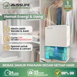 MISS LIFE Dehumidifier Kamar Serap Air Moisture Dehumidifier Ruangan Lembab Kontrol Kelembaban Pencegahan Jamur Pencegah Jamur Bau Pengering Udara Kamar Penyerap Kelembaban Ruangan Penyerap Udara Lembab Serap LembabAnti Lembab Penyerap Lembab