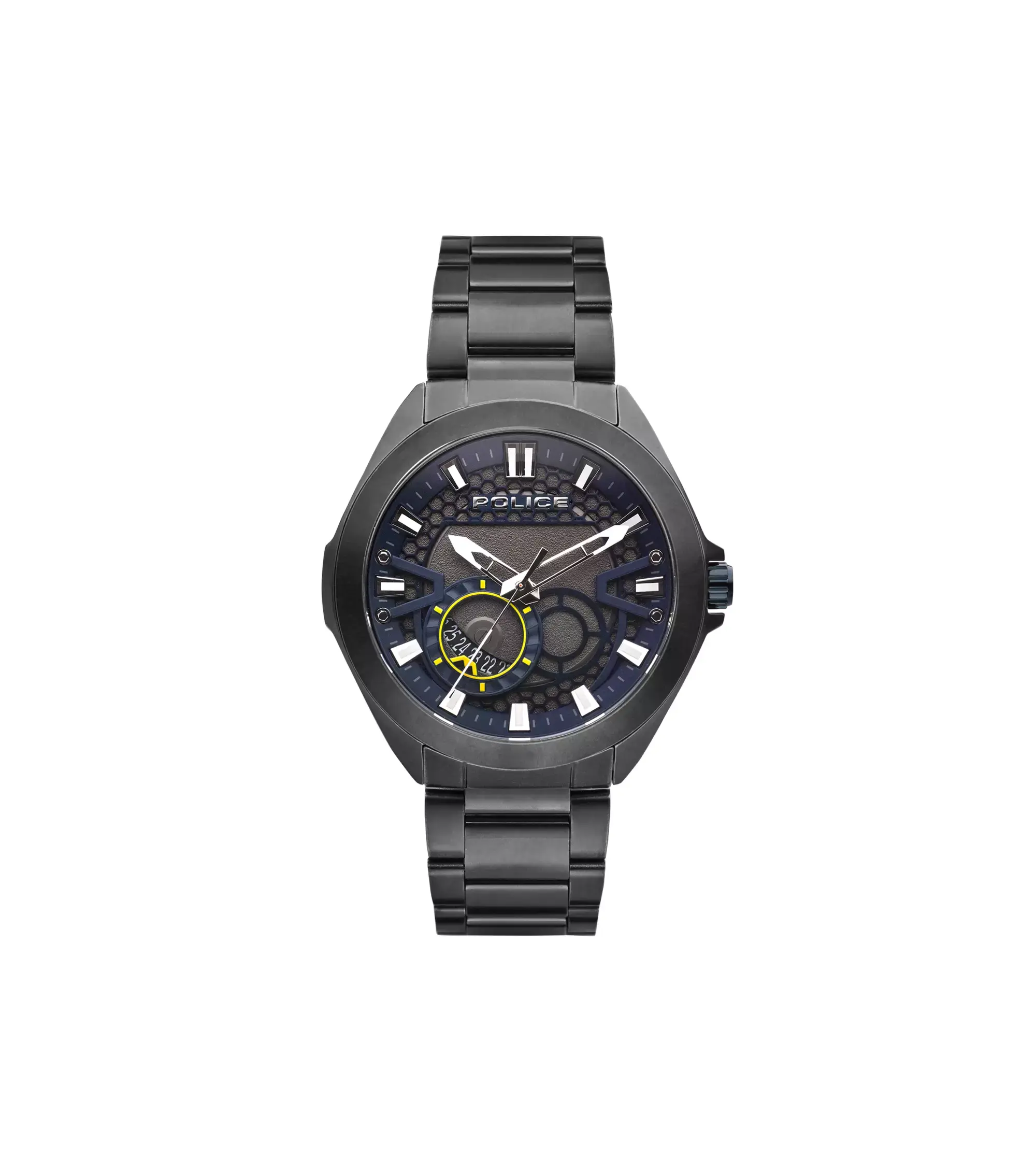POLICE Jam Tangan Pria PEWJH2110303 Black Blue