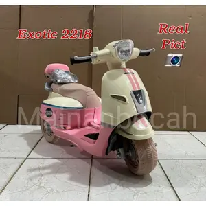 MOTOR AKI MAINAN ANAK VESPA EXOTIC 2218 MOTOR VESPA AKI 6V-4.5AH EMT-2218 - 2218