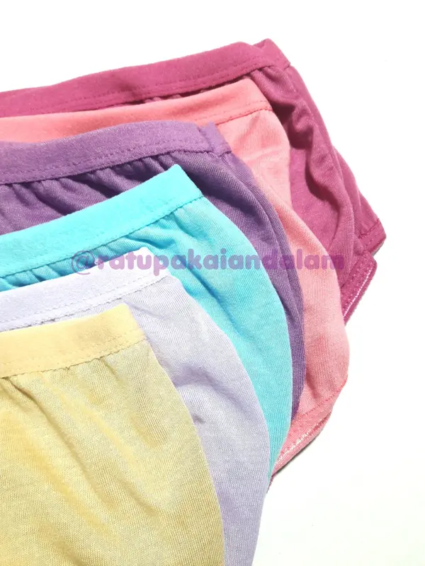 LUSINAN CELANA DALAM WANITA CD MIRIP JUMBO 4L POLOS 12 PCS - BISA COD - k20 2