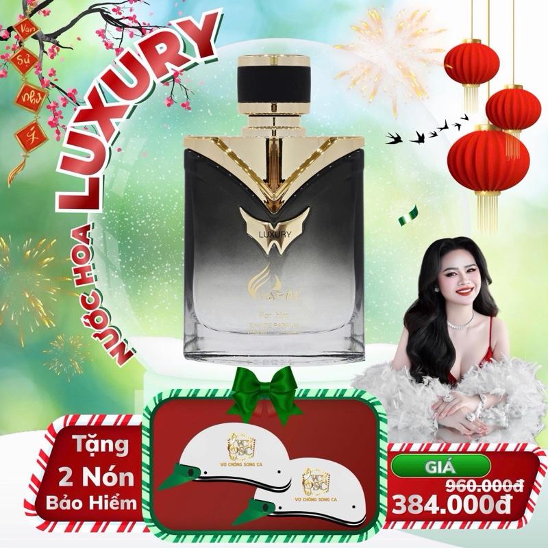  NƯỚC HOA NAM LUXURY   tặng 2 nón  - CHARME 100ml  DÀNH CHO NAM MÙI HƯƠNG THANH MÁT SANG TRỌNG 