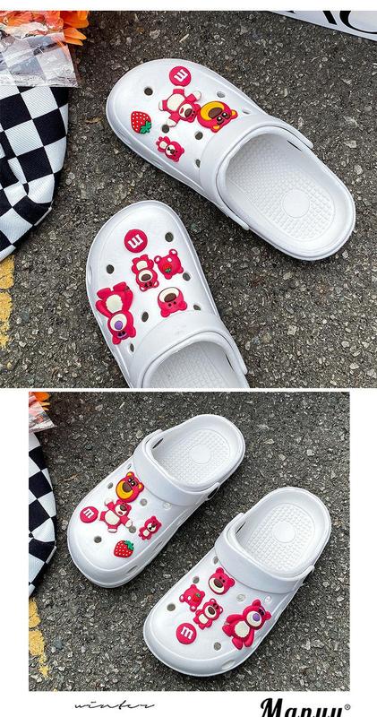 Product Introduction of Shoes Women's Slippers Popular Personalized Thick-Soled Slippers Men's Outerwear 2023 New Baotou Sandals Sandals Beach Shitting Feeling Men's Sandals Slippers 13