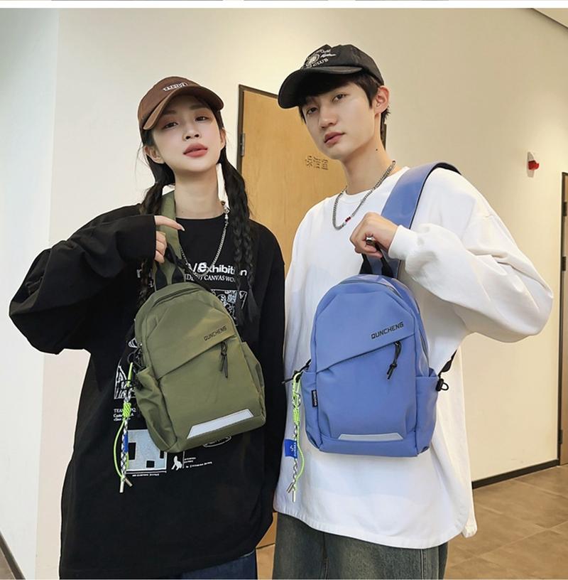 Product Introduction of MENSPE Men Bag Shoulder Bag Chest Bag Fashion Cross Body Bag Large Capacity Leisure Bag Street Bag Casual Bag Lightweight Messenger Bag Travel Bag Business Bag Sports Bag 7