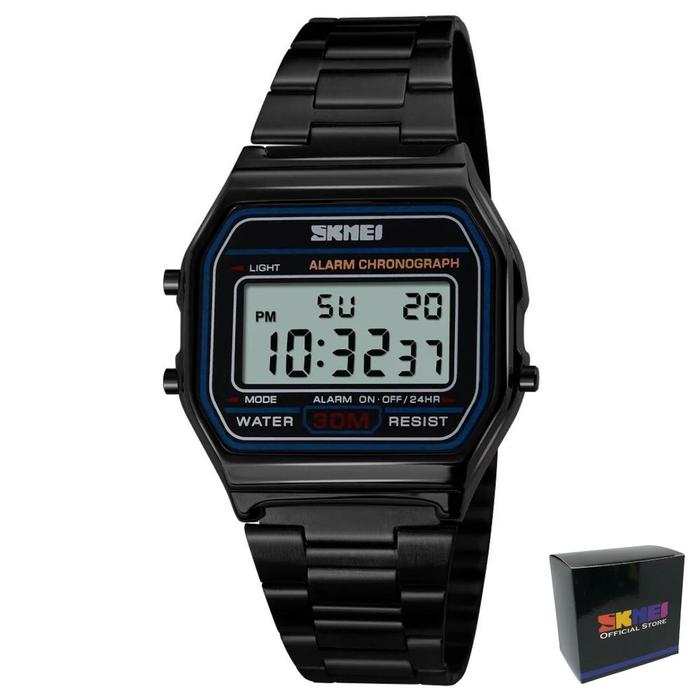 Promo Jam Tangan Wanita SKMEI Original Klasik Digital Free Box Santai ...