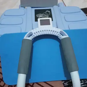 BUSINES Abdominal Wheel Roller Ab Auto Rebound 6 Pads 4 Wheels Gym Home Workout Hitung Cerdas