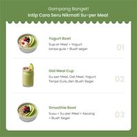 Gambar [7-Days Pack] NutriMotion Su-per Meal | Makanan Pengganti yang Rendah Kalori, Tinggi Serat & Protein Diperkaya Multigrain - 2 Small Box Avocado Coconut dari NutriMotion Official Kab. Tangerang 5 Tokopedia