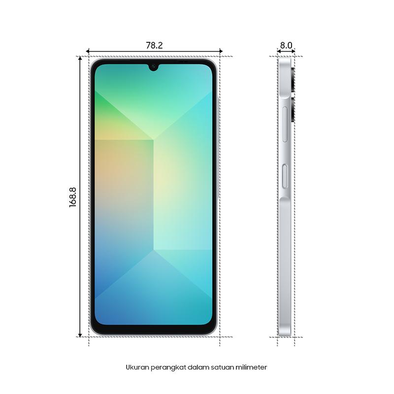 Samsung Galaxy A06 6/128GB - | Baterai 6.000 mAh | 25W Fast Charging 2