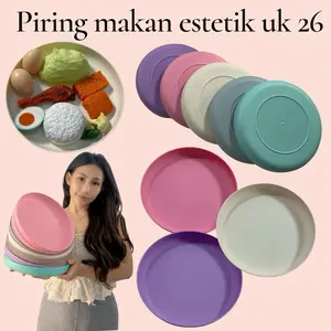 Paket Piring Makan Estetik Uk 26cm Baru Isi 6 Plastik Edisi Plastel Kitchenware Piring Ulir Bulat Paket Piring Makan Estetik Uk 26cm Baru Isi 6 Plastik Edisi Plastel Kitchenware Piring Ulir Bulat