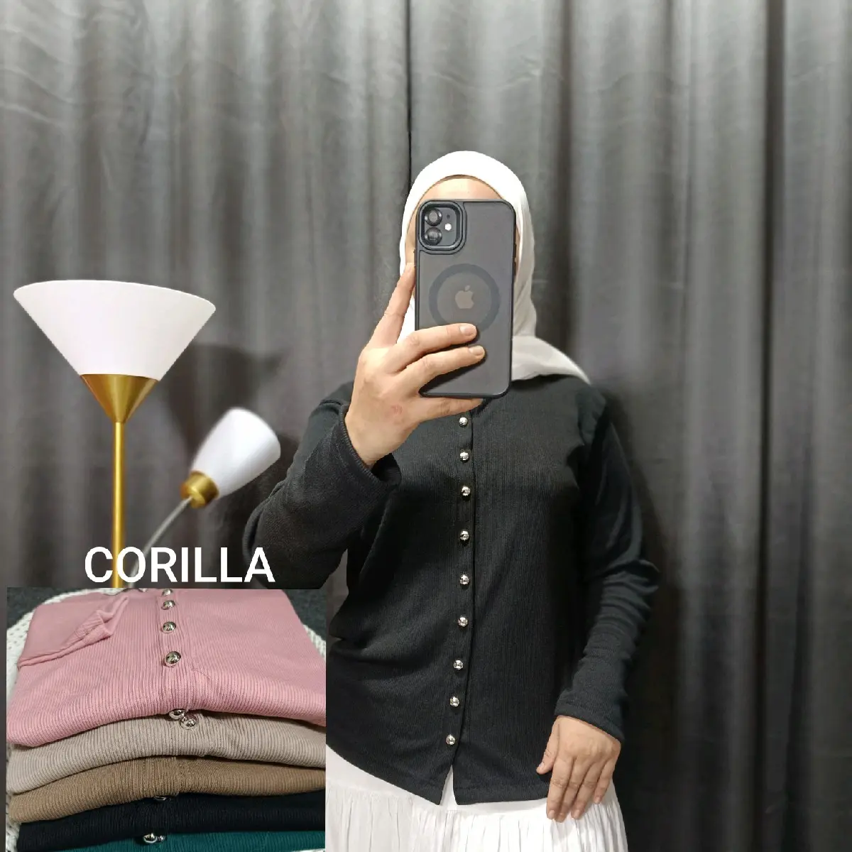 Atasan Knit Wanita Lengan Panjang Basic Korean Top Outer Baju Knit Kancing Wanita Kardigan Knitwear Stretch dengan Kancing Hidup - Tangan, Simple