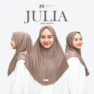 NAYALA - JULIA Bergo Instan Daily Non Pad | Hijab Jersey Premium