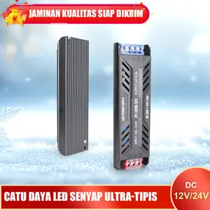 Led Strip 12v Power Supply Adaptor Mini Slim Cctv Kamera SLIM ADAPTOR 24V POWER SUPPLY 60w100w200w