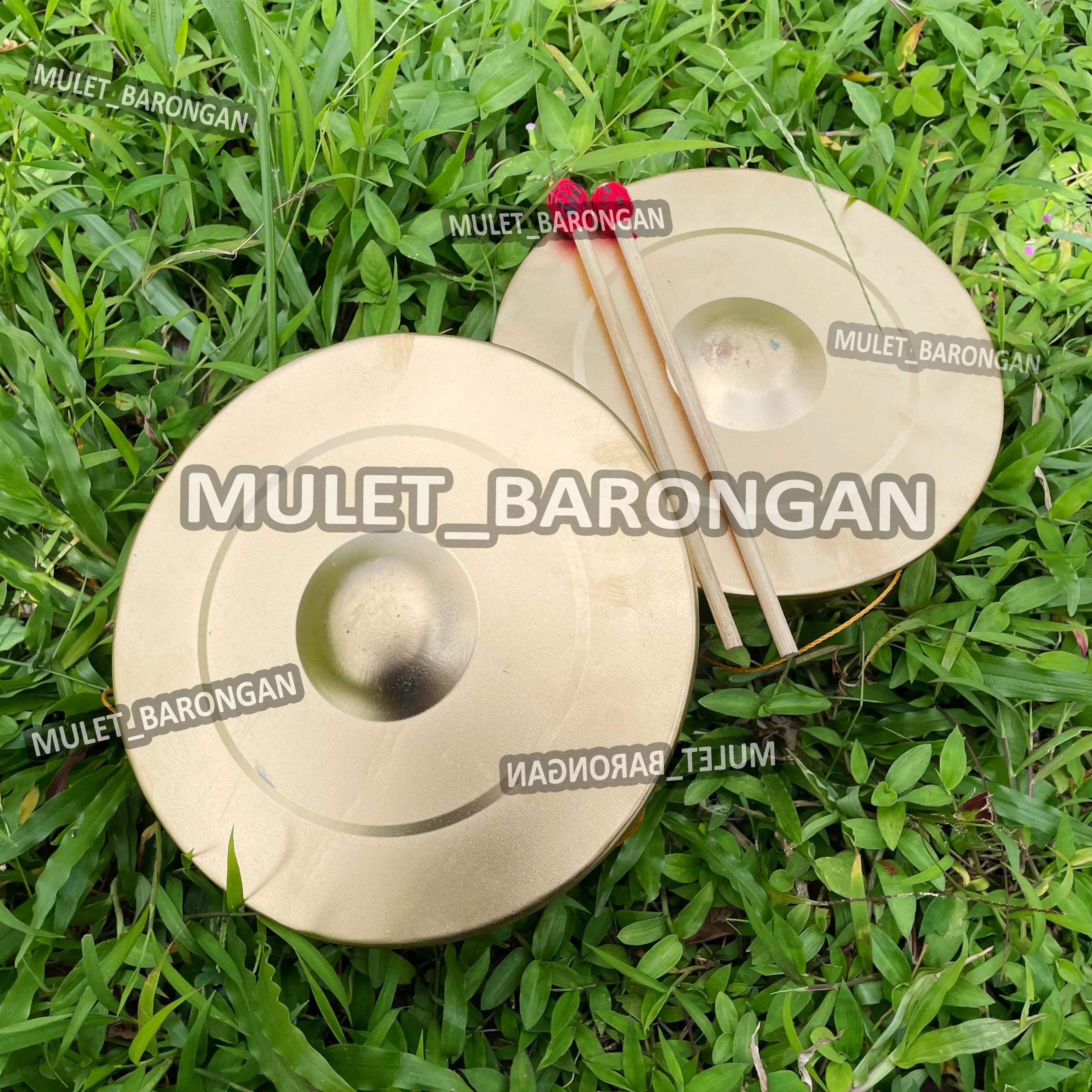 Gong Kenong Tradisional Mini Gamelan Anak Dengan Tali UK Diameter 16,5