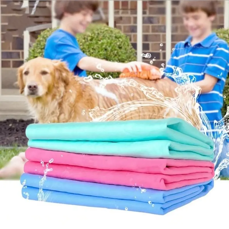HANDUK 60 X 30 - Handuk Kucing Anjing Handuk Grooming Kucing Lembut Pengering Bulu BESAR 30 x 60 2