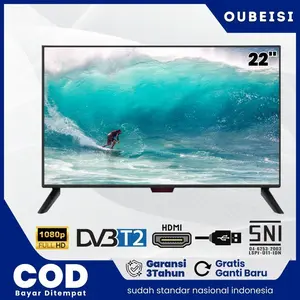 Oubeisi TV LED 24 Inch Ultimate QLED FHD 1080p HDR 10 Dolby Audio Smart Android 24 LED Dengan Garansi 3 Tahun & SNI Certified