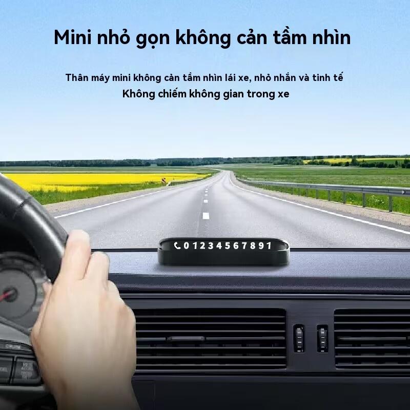 Bảng Số Đỗ Xe, Bảng Số Đỗ Xe Tạm Thời, Đồ Trang Trí Nội Thất Ô Tô, Bảng Điện Thoại Ô Tô Di Chuyển 4