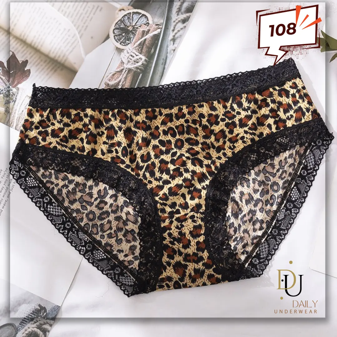 Daily CD Leopard seksi celana dalam wanita lembut dingin Cantik Katun Dewasa Jepang