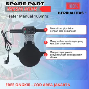 Heating Plate / Pemanas Pipa Hdpe 160mm manual - Sparepart Mesin Hdpe - Pemanas Hdpe Machine