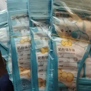 Eywu 60pcs/set Tas susu bubuk bayi / tas penyimpanan susu bubuk sekali pakai / tas pengeluaran portabel saat bepergian