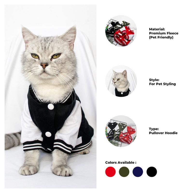 Product Introduction of baju kucing lucu aksesoris hewan peliharaan - BUKIPET BASIC VARSITY 1