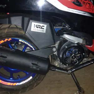 CMS Knalpot Racing Suara Adem Ngebass untuk Motor Beat Scoopy Mio Vario Karbu Vario 110 125 150 Beat Pop Street Motorcycle