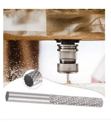 Tích hợp máy mài thép tốc độ cao, đầu giũa gỗ ngọc bích kim loại, máy cắt phay điện, máy mài quay, kích thước 3mm, 4mm và 6mm, 1 cái