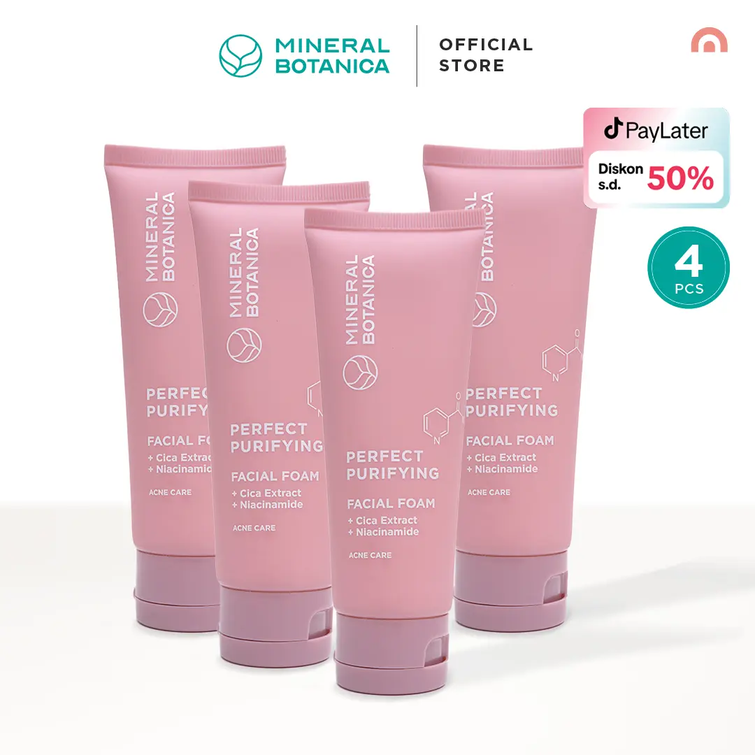 Mineral Botanica Perfect Purifying Facial Foam Pack of 4