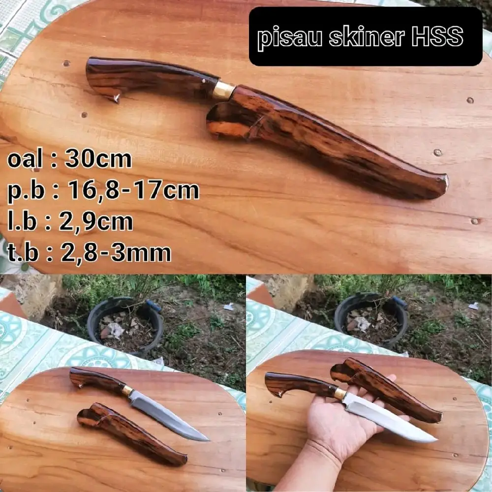 Pisau daging baja hss/Pisau seset kulit sapi Kitchenware