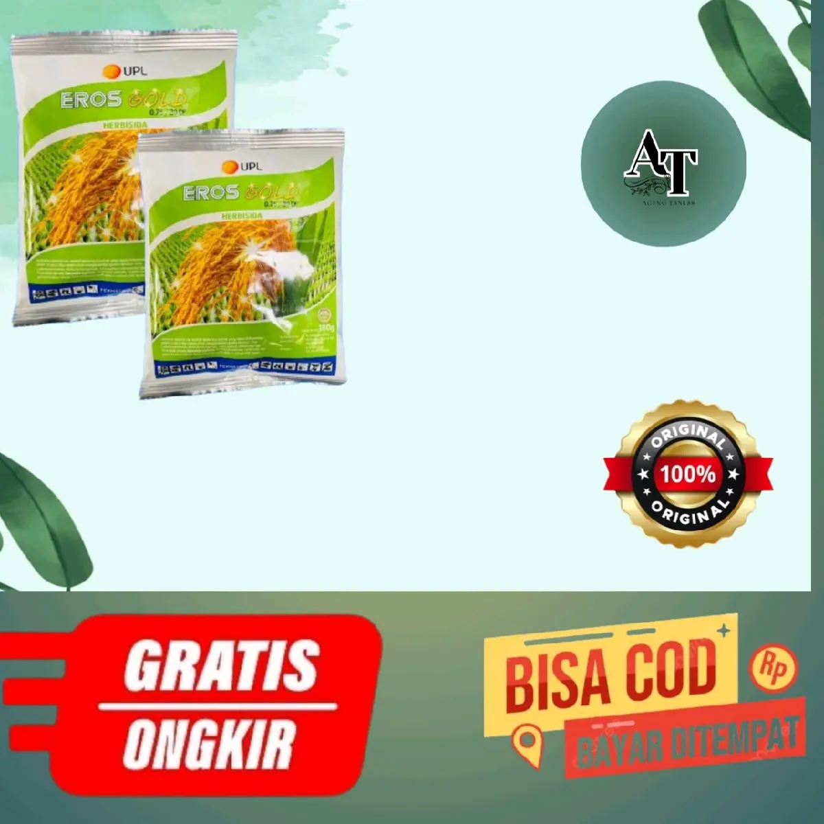 EROS GOLD pengendali gulma padi 100gr