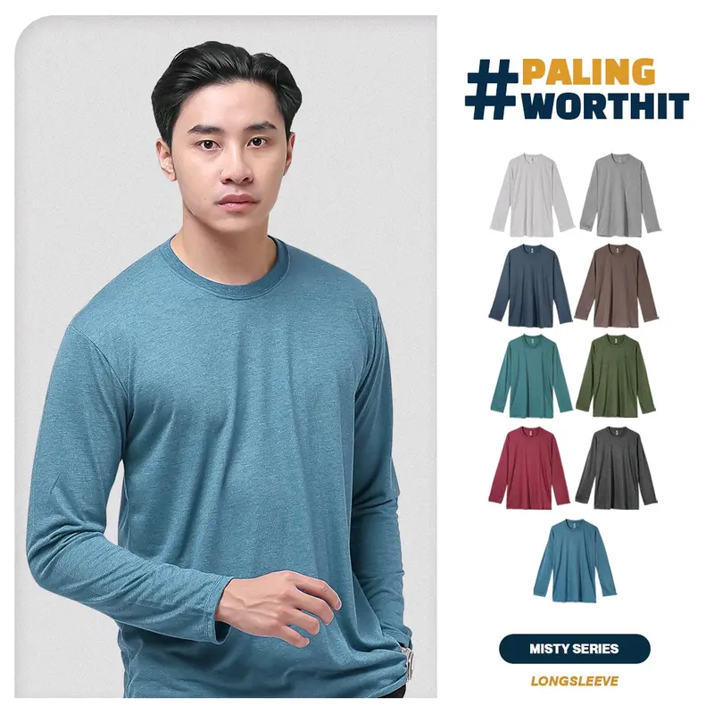 Kaos Lengan Panjang Twotone Misty Pasti Beda Pasti Eksklusif 1