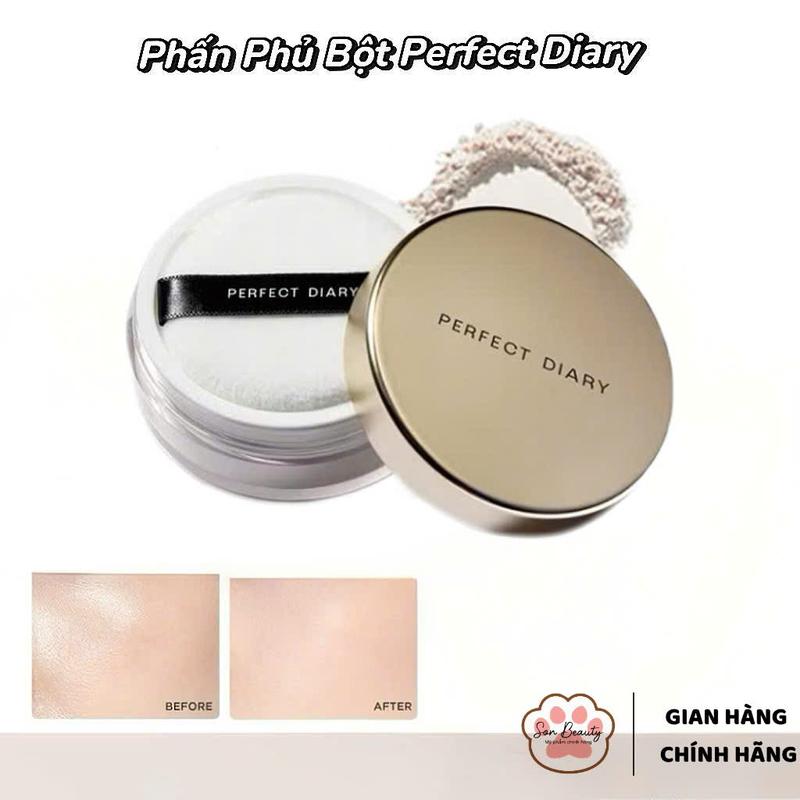 Phấn Phủ Kiềm Dầu Perfect Diary Chống Thấm Nước Kiểm Soát Dầu, Làm Mờ Lỗ Chân Lông Giúp Da Mịn Màng 7g