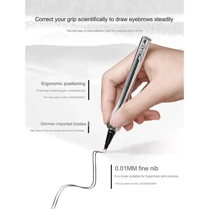 Model Tingkatan New Double Tip Eyebrow Pencil/ Pensil alis 2 cabang Lembut Long-Lasting 12H Tahan air Tahan Keringat Waterproof {COD} 7