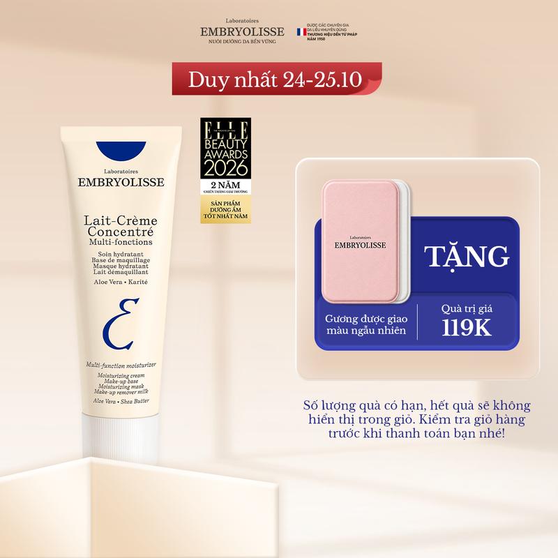 Kem Dưỡng Ẩm Phục Hồi Embryolisse Lait Creme Concentre 75ml Dưỡng Ẩm Da Skincare Đa Năng 6in1