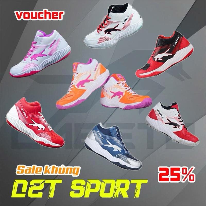 Tặng Quà Giày Bóng Chuyền Thể Thao VHD CABETO Sói Đầu Đàn Chuyên Cày Bê Tông Không Đau Gối Cho Nam & Nữ..