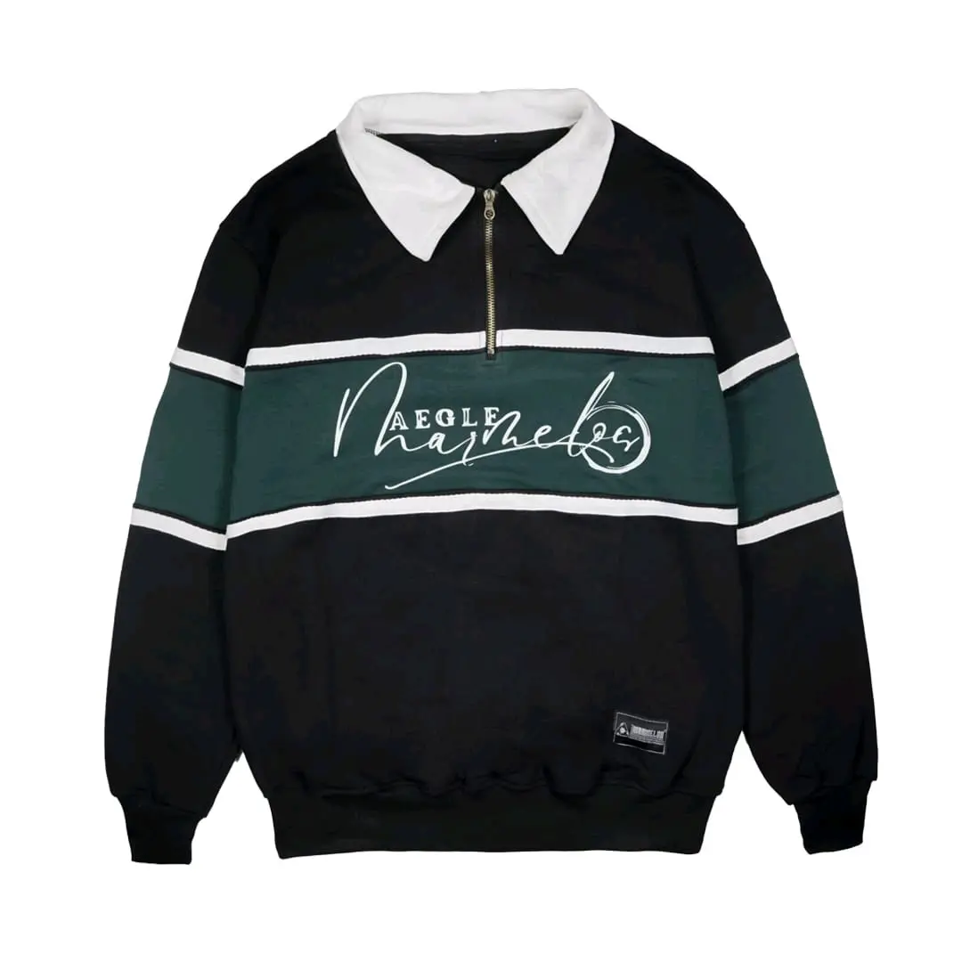 Sweeter Halzip Rugby Marmelous -Sweatshirt Rugby Combinasi -Halzipper Rugbyshirt Salur -Rugbyshirt Original -Crewneck Kerah Original -RugbyShirt Pria Wanita Terbaru -Gaya Casual -Style Korea Terbaru
