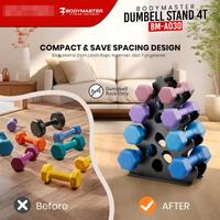 Gambar BODYMASTER Standing Dumbell Rack 4 Susun BM-A030 Rak vertical Rak Barbell gym Stand Penyimpanan Dumbell dari Ototpro Surabaya Kota Surabaya 2 Tokopedia