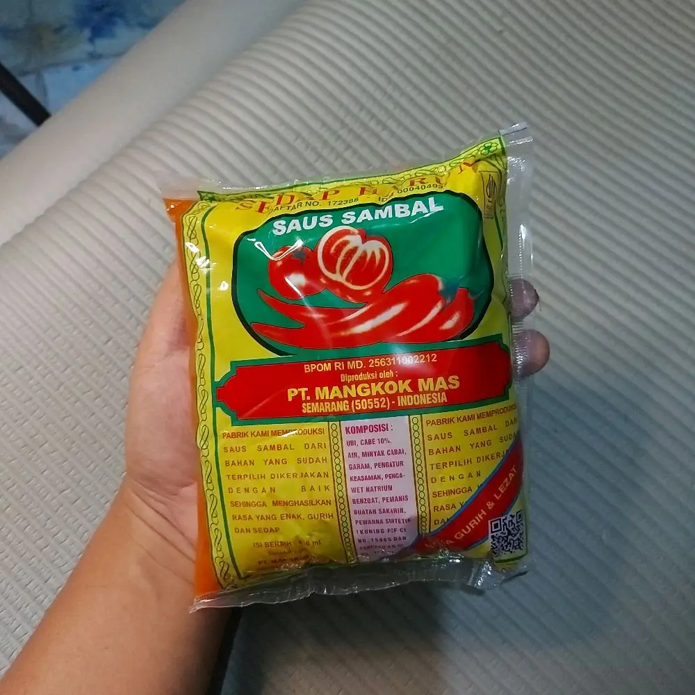 saus cabe sedap harum cap mangkok mas 630ml